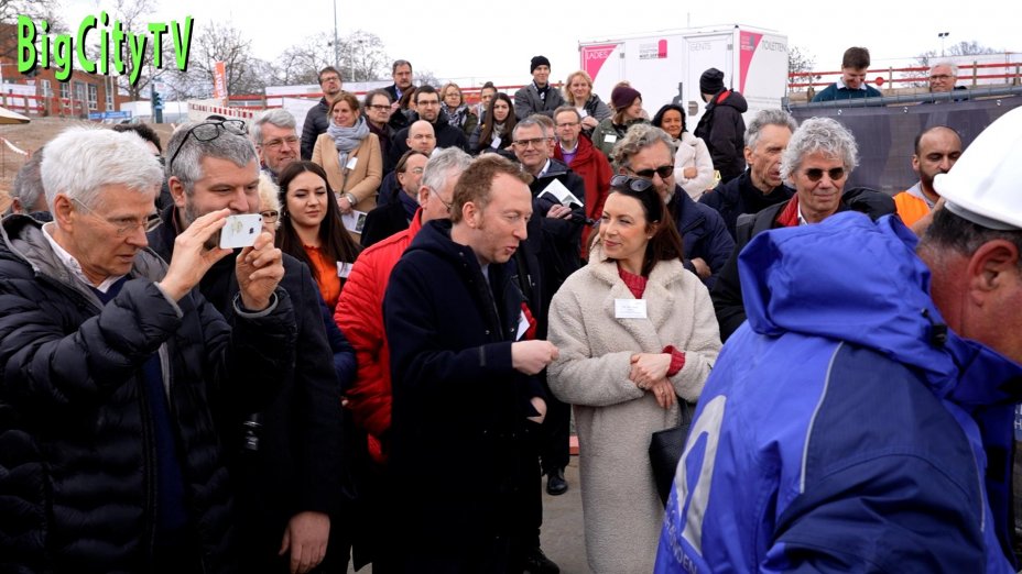 Grundsteinlegung Hellinghöfe Wiesbaden Arbeitsbilder aus Film 32